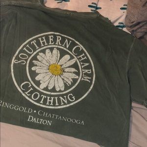 southern charm , comfort color tee.